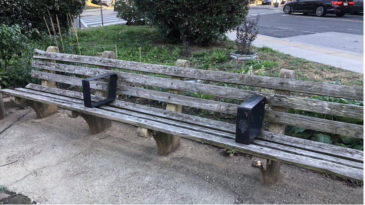Hostile Architecture and DC's Homelessness Epidemic: A high school student sheds light on how hostile architecture diminishes accessibility for people experiencing homelessness. #DCHomelessness #HostileArchitecture bit.ly/3W82LmG