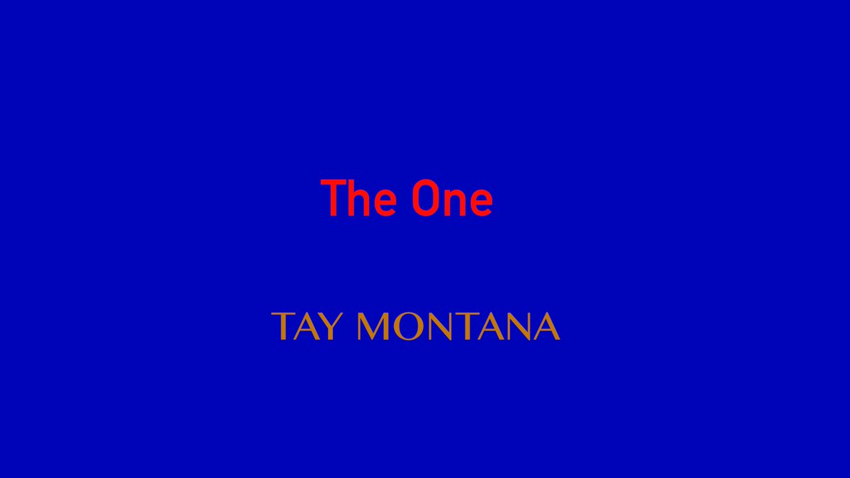 TAY MONTANA 🎵📀🔥
🔥🔥 THE ONE 🎶💽 #rapmusic #hiphop #HipHop #Music youtu.be/YqKSwQRHSYA