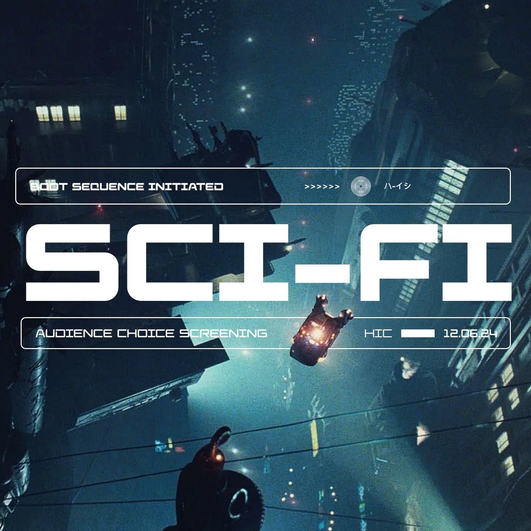 Don't forget to let us know what SCI-FI movies you'd like to see at this season's AUDIENCE CHOICE SCREENING on Wednesday 12 June. You've got until 11.59PM this Sunday, so head over to our pinned post or drop us a DM to get your suggestions in!