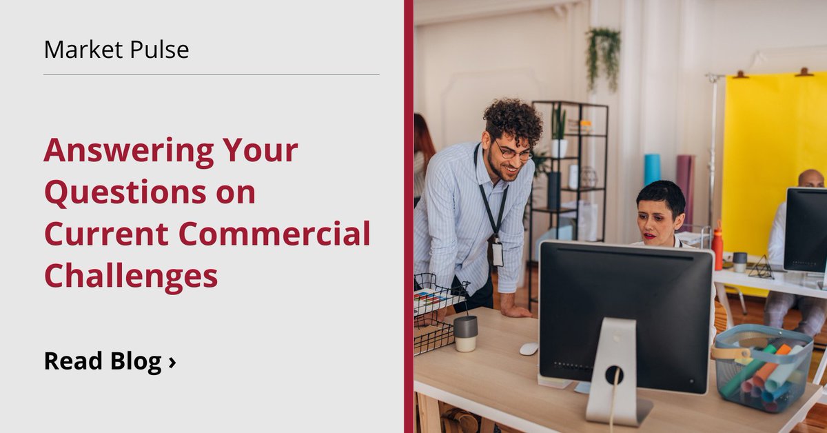 During our April #MarketPulse webinar, experts talked about the roadblocks that businesses face in the commercial market. They also gave insights to help guide a path forward. bit.ly/3UnPIuD