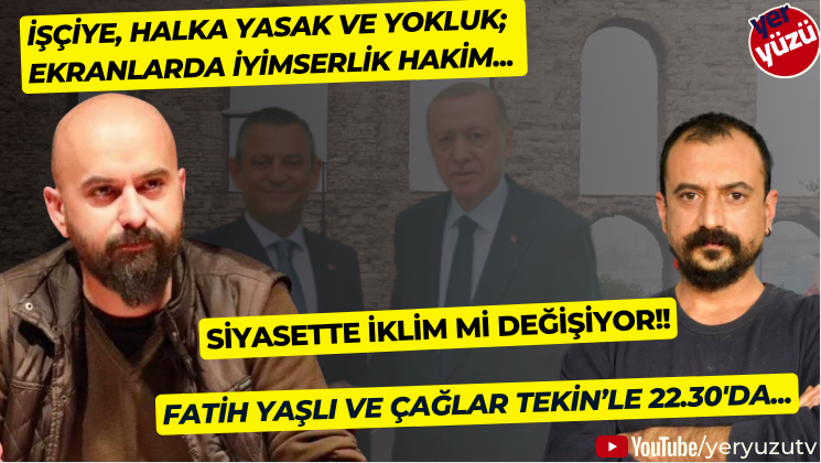 Sokakta yasak ve yokluk, ekranlarda iyimserlik hakim!.. #Özel- #Erdoğan zirvesi; #1Mayıs'ta yasak... #FatihYaşlı (@fatih_yasli) ve #ÇağlarTekin ile 22.30'da... Abone olmayı da unutmayın lütfen!.. youtube.com/watch?v=Qcq5Ol…