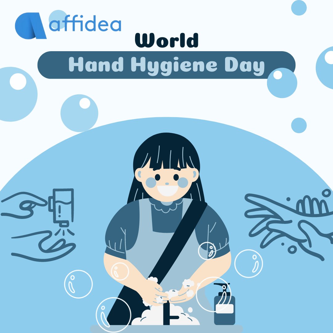 Thorough handwashing is one of the most effective ways to prevent the spread of illness. Today, we celebrate #WorldHandHygieneDay by reminding everyone to wash their hands frequently with soap and water for at least 20 seconds. #Health #Prevention #AffideaIreland