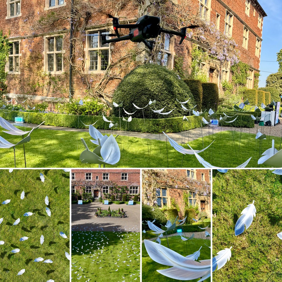 Really pleased to help out @StBarnabasLinc to promote the Feathers from Above installation at Aubourn Hall and Gardens. It looks superb.🎥🎬

#thedroneman  #kurniaaerialphotography #DroneProduction #AerialProduction #DroneVideography #AerialFilming #DroneFilming