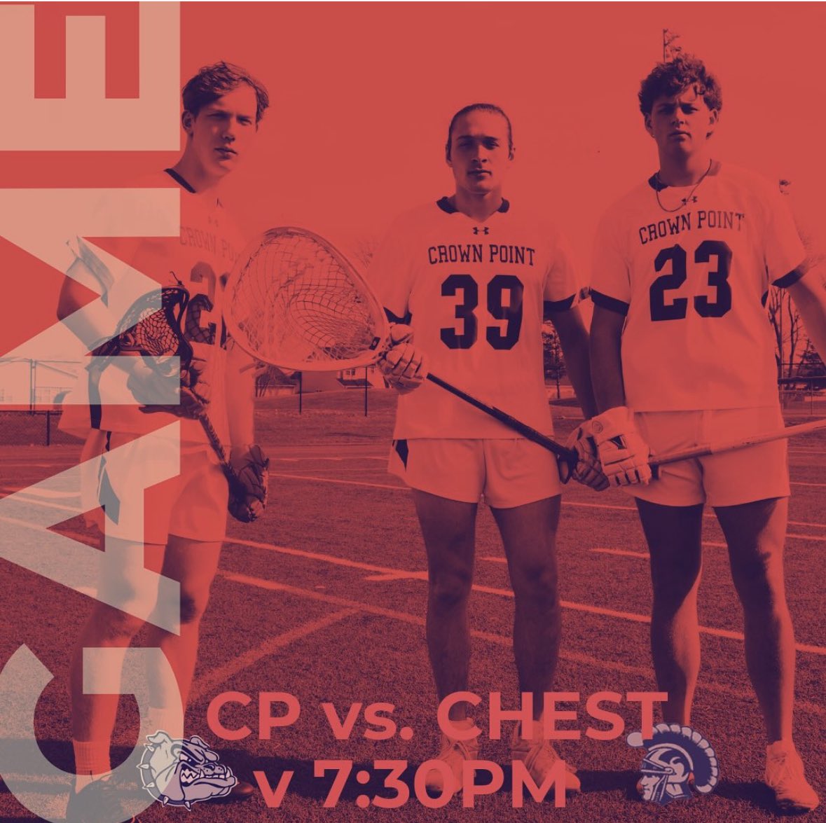 It’s GAME DAY!!! Boys travel to Chesterton to take on the Trojans. GO BULLDOGS!!! 🥍🐾