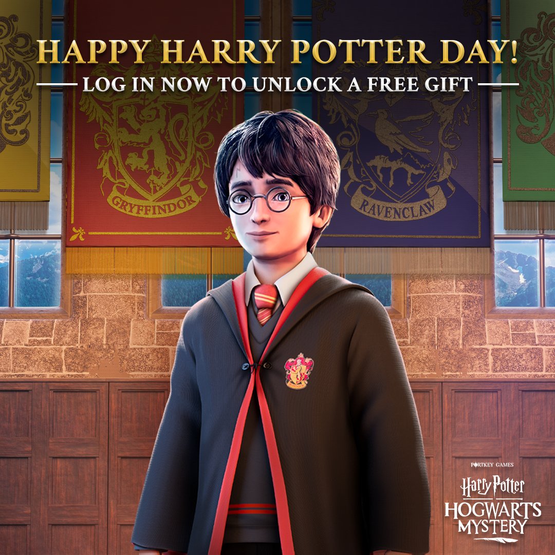 Happy International #HarryPotter Day! We're celebrating with a brand-new giveaway available to claim now! bit.ly/Play-HPHM