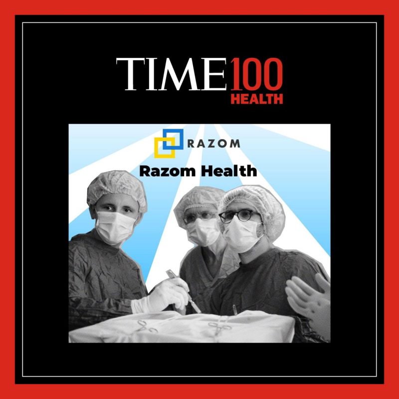 Razom is proud to be included in the 2024 #TIME100HEALTH list! 👉time.com/6962893/dora-c… The Razom Health team continues to work tirelessly to support healthcare professionals and institutions in Ukraine in response to Russia's invasion. 🇺🇦