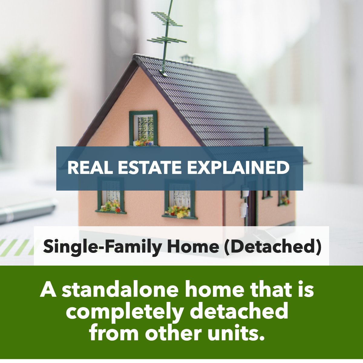 Real Estate Explained: Did you know the term 'Detached'? 🤓 Did you nail it? #detached #factsdaily #knowledgeispower #didyouknow #realestate