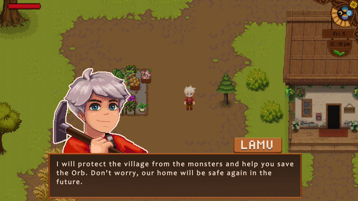 LamuGame's tweet image. We started adding story elements to the game. The final form of the game is slowly taking shape.

Follow to be informed about updates and Wishlist now!

Steam : store.steampowered.com/app/2729350/La…

#SteamFarmingFest #FarmingFest #indiedev #cozygames #pixelart