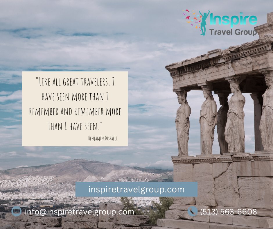 🏛️✨ Step into a world where history greets you at every corner! Embrace the wisdom of the past and carve memories that will stand the test of time. Ready for an epic journey with #InspireTravelGroup? 🌍💫 #TravelQuotes #AncientWonders 
#travels #igtravel #getaway #luxurytravel