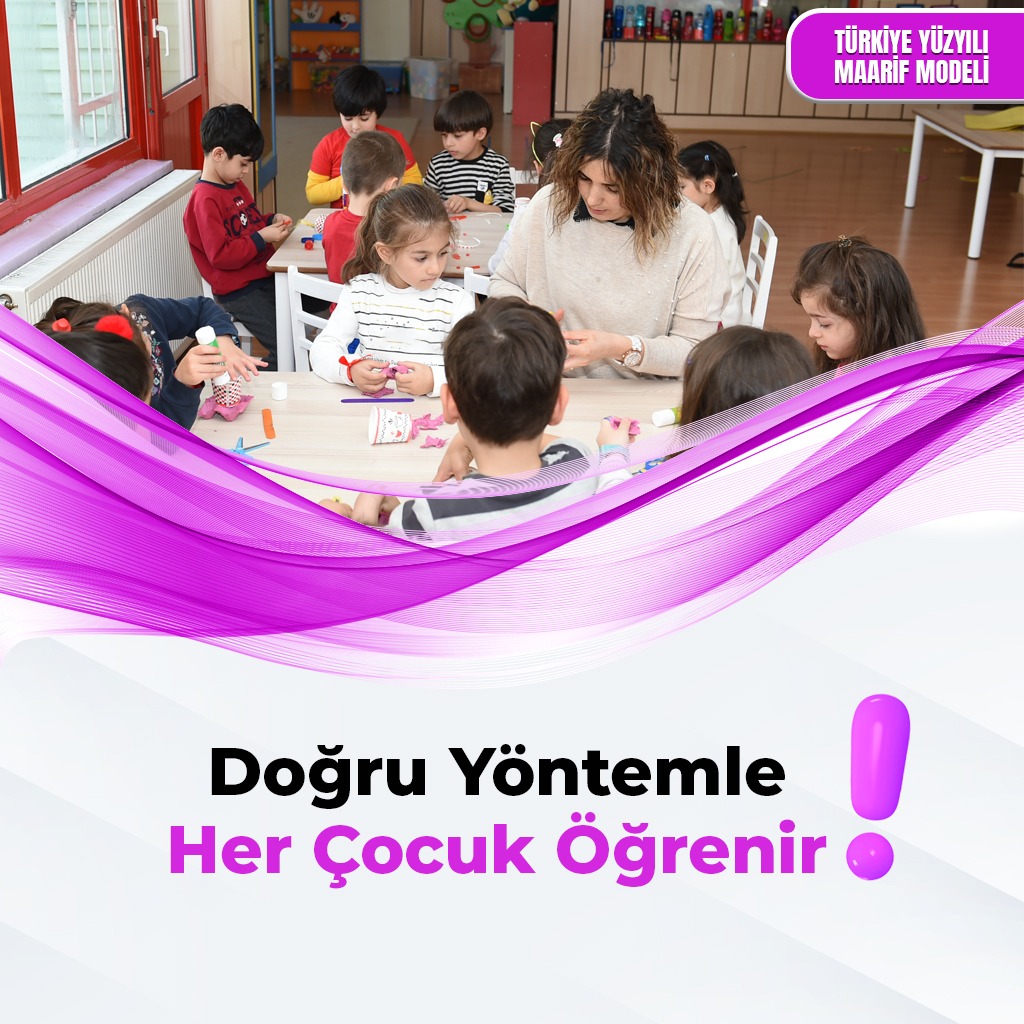 'Doğru Yöntemle Her Çocuk Öğrenir!' 'Matematiğin inşası Okul Öncesi Eğitimle Başlar!' Türkiye Yüzyılı Maarif Modeli #KöklerdenGeleceğe @tcmeb @Yusuf__Tekin @farukyelkenci @kemalsamlioglu @yilmaznazif @CelileErenOKTEN @MemAnkara @kocakysr