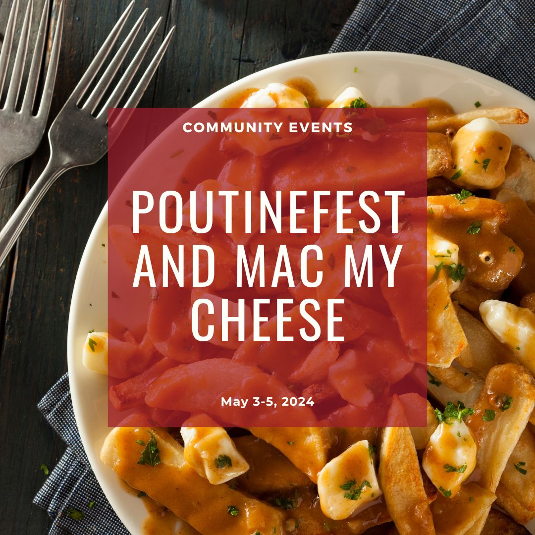 Over 30 poutine vendors are coming to Ottawa's PoutineFest and Mac My Cheese May 3-5, 2024 to offer up their deliciously decadent takes on this beloved Canadian comfort food. #ottawamarriott #downtownottawa #stayatthemarriott #ottawaevents #ottawatourism #exploreottawa