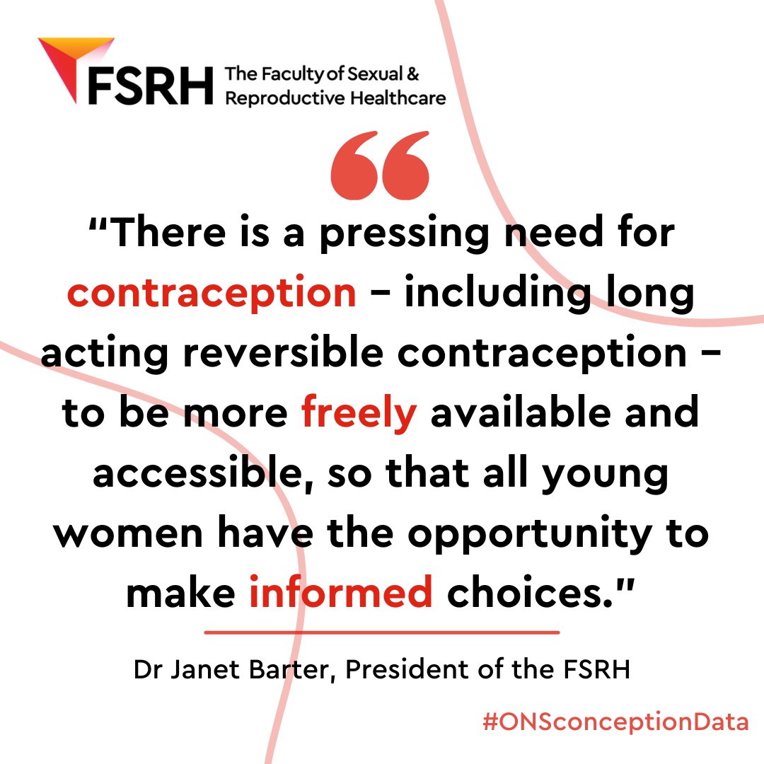 We welcome the Office for National Statistics' publication of under-18 conception rates for Jan-Jun 2022. Conceptions have increased again after years of improvement. We are concerned that this may be a continuing trend for teenage pregnancies. 🔗l8r.it/ScfB