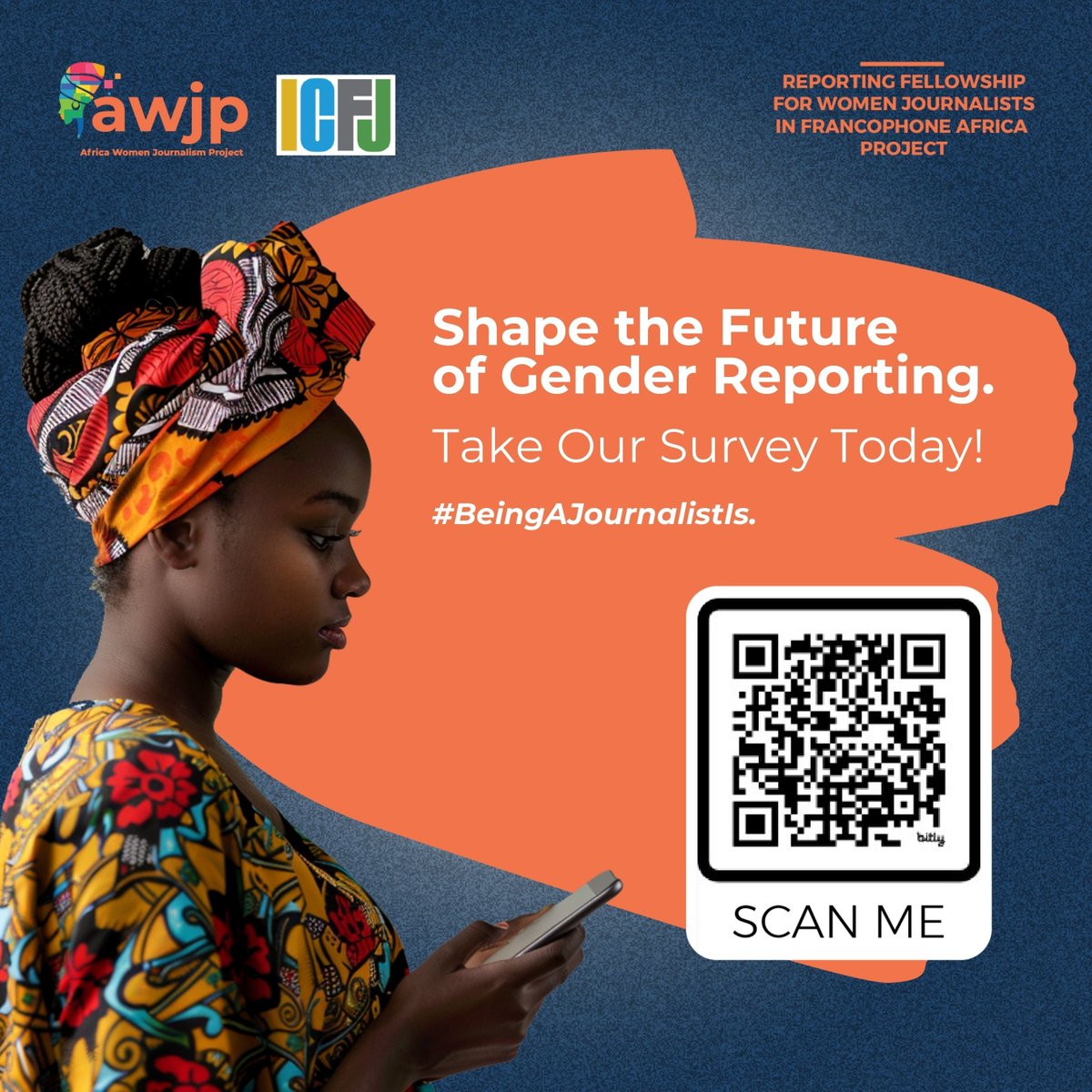Your input in our survey will shape future programs benefitting women journalists and gender reporting in Francophone, Africa. Take our survey here bit.ly/43TA7Yn #BeingAJournalistIs #MediaSurvey