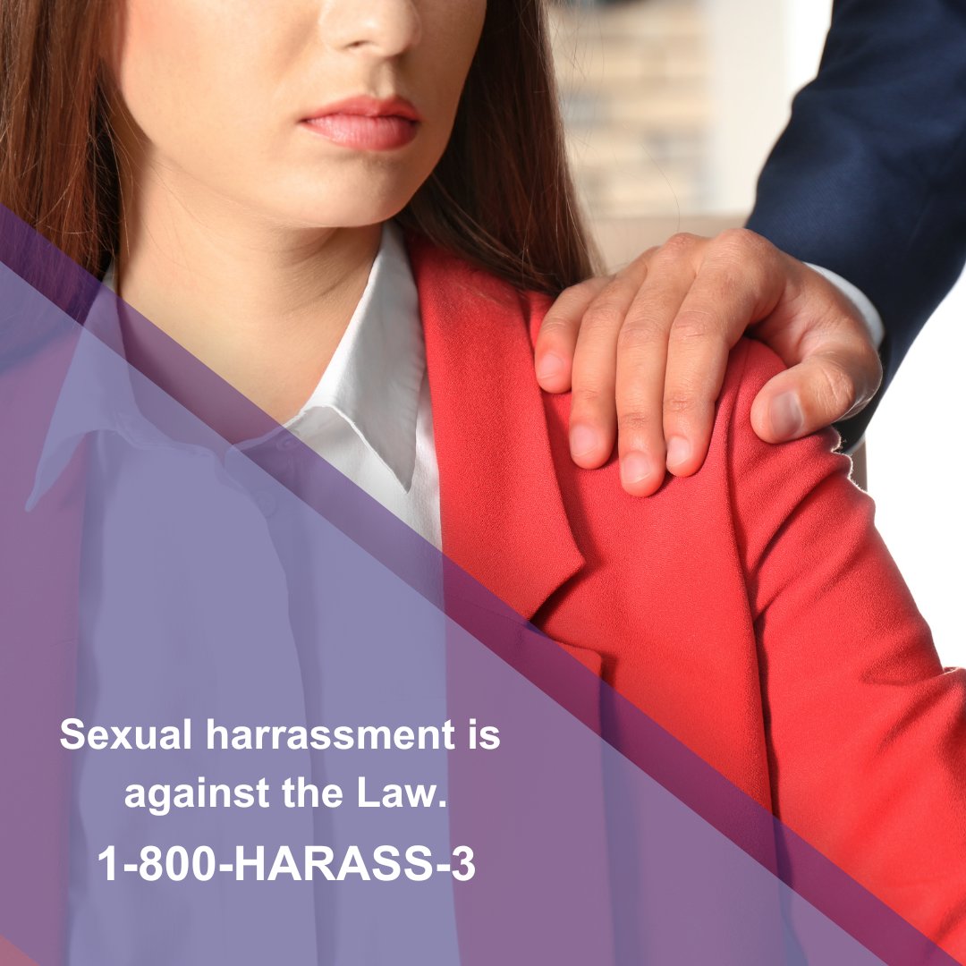 NYS’s workplace sexual harassment laws protect all employees at any workplace & cover people who visit a workplace in the course of their work. NYS workers can file a sexual harassment claim up to 3 years after incident. Experienced sexual harassment at work? 📞 1-800-HARASS-3