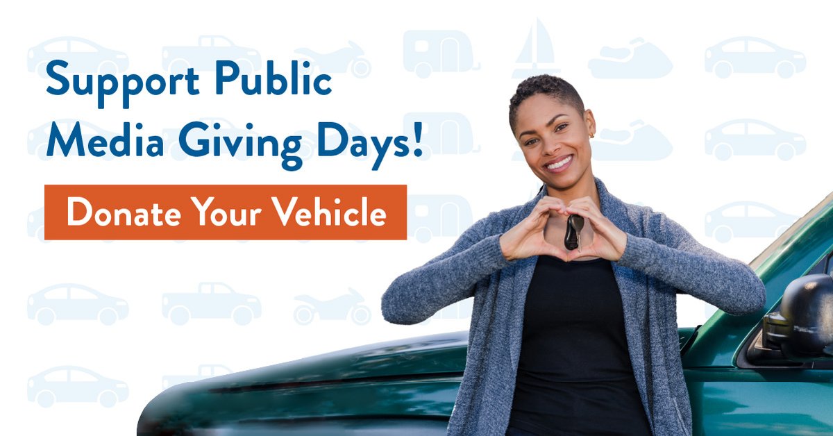 Happy Public Media Giving Days! 📻🎉 From May 1-2, PMGD aims to drive support for public media stations that impact their communities every day. You can support your favorite public media station with a vehicle donation! Let's keep quality public programming alive. #CARS4Good