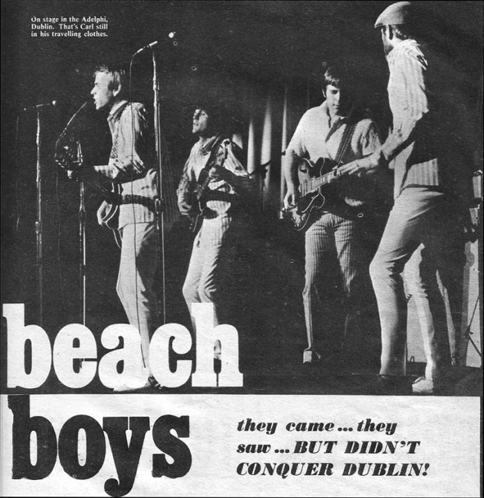 Today in 1967, The Beach Boys played at the Adelphi Theatre in Dublin, Ireland. It was the first show of the European tour and the SMiLE album was about to be canceled