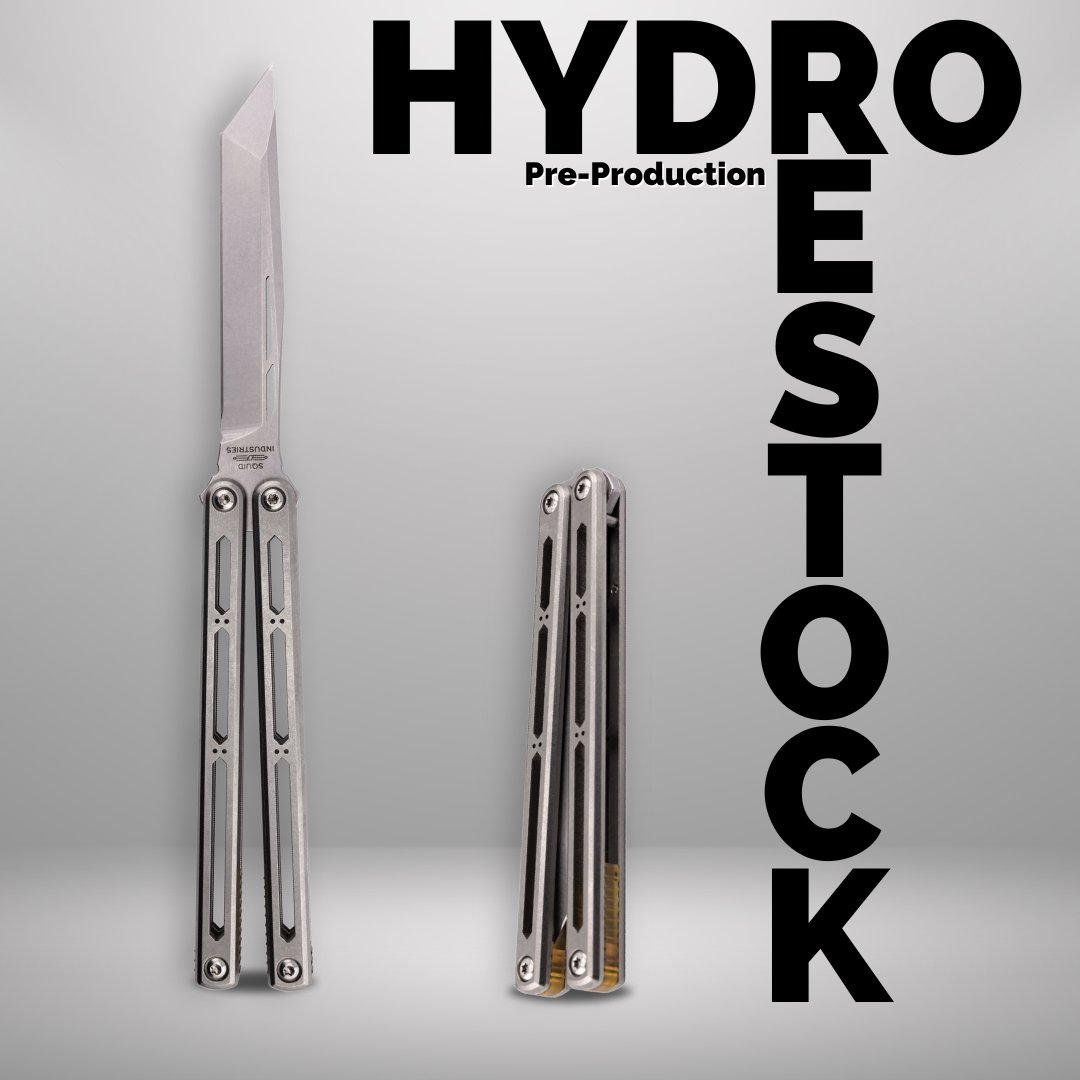 Pre-Production Hydros restock tomorrow, May 3rd at 11 AM PDT! 🙌
squidindustriesknives.co/products/pre-p…

#hydro #madeinusa #balisong #butterflyknife #edc #smallbusiness