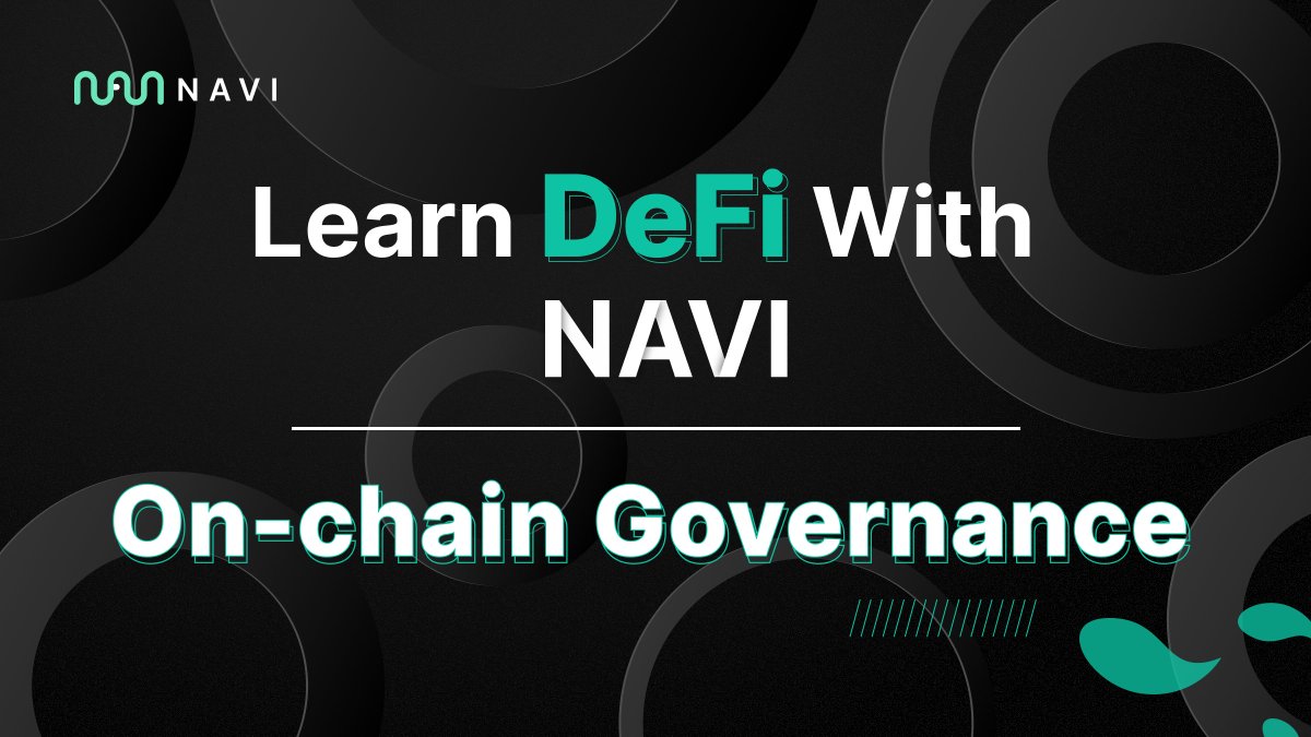 Learn DeFi With NAVI - Governance and DAOs 🗳️ Decentralization is a pillar of blockchain technology. A major innovation of the tech is the tokenized governance for projects and DAOs. ⛓ For those unfamiliar with the concept, Decentralized Autonomous Organizations (#DAOs) are a…