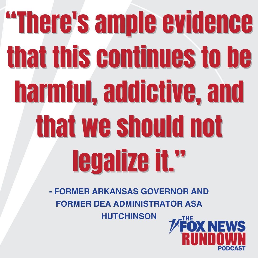 Sweeping change for drug enforcement could be on its way for the criminalization of marijuana. Former DEA Administrator and former Arkansas Governor @AsaHutchinson joins the #FOXNewsRundown to discuss the Biden admin's pot plan. buff.ly/3z40CwO