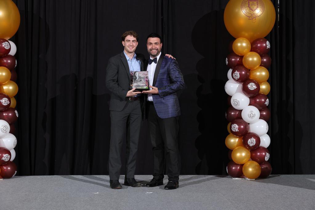 Proud to have won the Marty Glickman Award at the 90th Annual Block F Awards. Some of my biggest inspirations have taken home this award and I’m honored to be a part of this elite group. Thank you to @TheVoiceBobbyC & @WFUVSports for the continued mentorship and support.