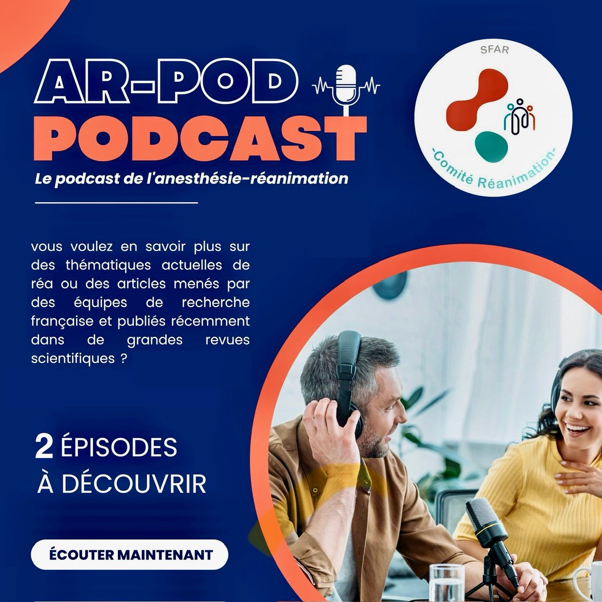 🎙️ Le comité réanimation de la SFAR vous propose 2 nouveaux épisodes d' AR-Pod: 1️⃣ Purpura fulminans 2️⃣ Erreurs médicamenteuses en réanimation youtube.com/playlist?list=… deezer.page.link/DnmkL5CBuDn8sZ… @AJARFrance @SNPHARE @SyndicatSnarf @SNJeunesAR @cnear_fr @SFARJeunes