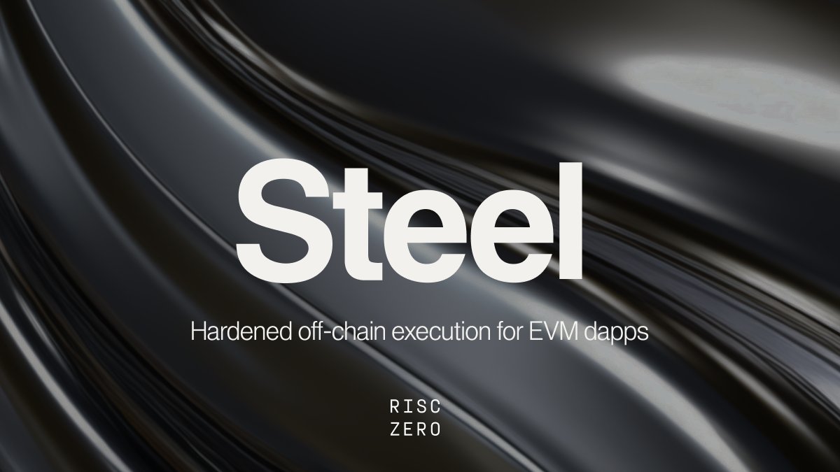 Steel unlocks the full potential of Ethereum within RISC Zero's zkVM. No block/txn size constraints. No excessive gas fees or limits. No new languages. Unlock hardened off-chain execution for your EVM dapp. ↓ risczero.com/blog/introduci…