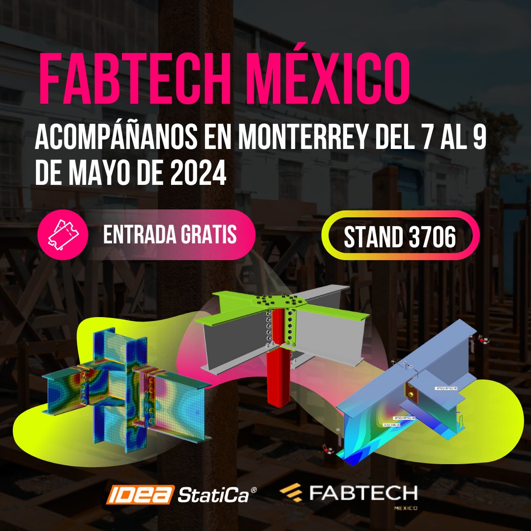 🎟️🔩 Del 7 al 9 de mayo estaremos presentes en FABTECH, la exposición para la industria metalmecánica en México. Te esperamos en el stand número 3706.

🔗 Más infomación en construsoft.es/es/noticias/es…