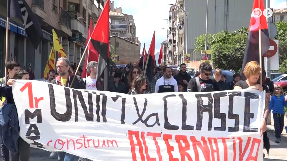 🔵 Els drets laborals i sindicals centren la manifestació del 1 de maig a Berga ▶️ youtu.be/MUI0wrW88LA #linformatiu #catcentral #alacarta