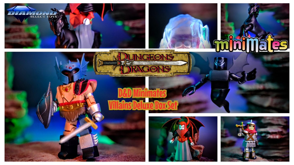 Hang out with @BoboFnMac as he shows us the #DiamondSelectToys Dungeons and Dragons Minimates Villains Deluxe Box Set! #collectibles #toys @CollectDST #review @DnD ow.ly/SNQH50RuomN