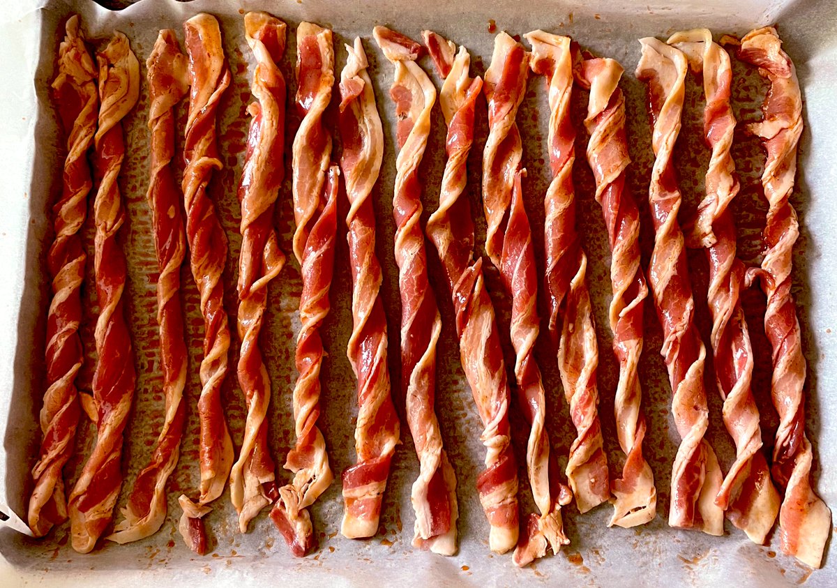 Added a twist to this bacon thing. Twist one up for you?