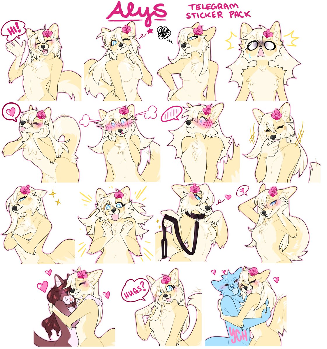 ✨ TELEGRAM STICKER PACK COMMISSIONS ARE OPEN✨ Form is listed in the replies below, and auto-closes when full! I am only accepting packs in sets of 5 for 1️⃣5️⃣0️⃣, 10 for 2️⃣5️⃣0️⃣, and 15 for 3️⃣5️⃣0️⃣! RTs are super appreciated! General commission form is also listed in replies!