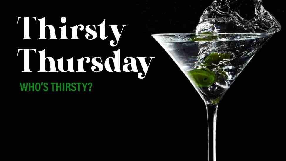 Who’s feeling thirsty? 🍸 Join us for another thirsty Thursday! 

#paradiseloungeandgrill #thirstythursday #martini #happyhour #bartender #funwithfriends #afterwork