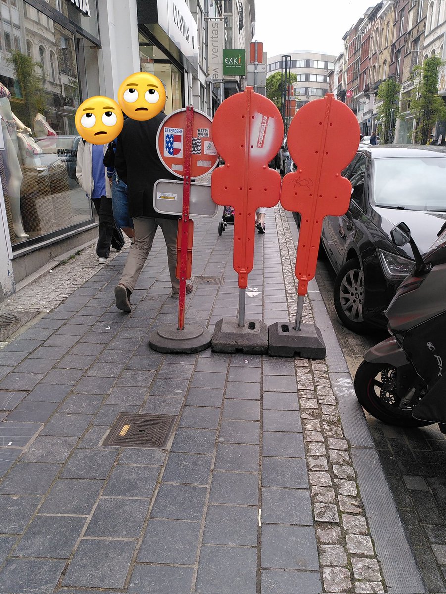 Being a pedestrian in Brussels be like: