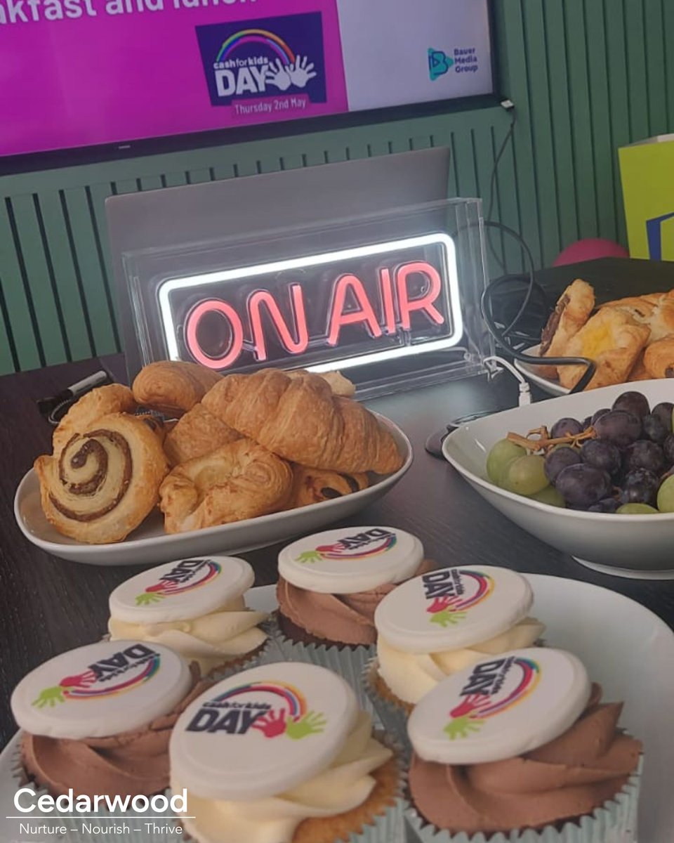 Cedarwood CEO Wayne Dobson, shared our progress and journey, how we're helping the community from food banks to community shopping.

Great event this morning with @cashforkidsNE on the @TheSandK show at @hitsradiouk. #CedarwoodTrust #CashForKids #NeverMoreNeeded