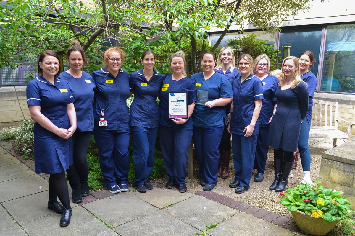 Congratulations to our Bath Birthing Centre Labour Ward Co-ordinators who have been presented with a Working Together staff award for the way they demonstrate compassionate leadership, creating a positive environment for colleagues. Well done everyone 👏 💙