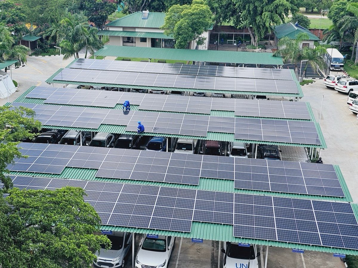 UNDP is driving sustainable innovation, leading by example to foster greener, more efficient operations. At @UNDPZambia, a newly installed solar PV system slashes energy costs and carbon emissions, propelling us towards the SDGs. Learn more: go.undp.org/ZJ7