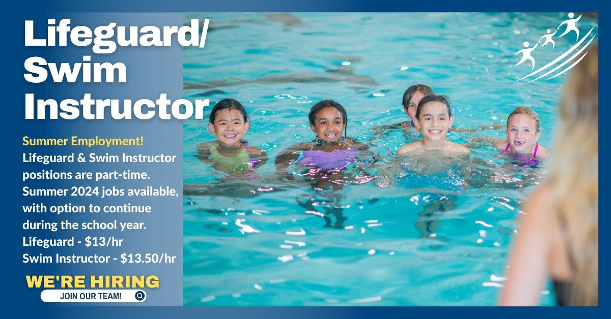 Looking for a summer job? Join our team as a lifeguard or swim instructor! 🌊 These are part-time positions with flexible hours & the option to continue during the school year. Make a difference while having fun. Please share! Apply at hssdschools.org/employment today. 🏊 @bayporths