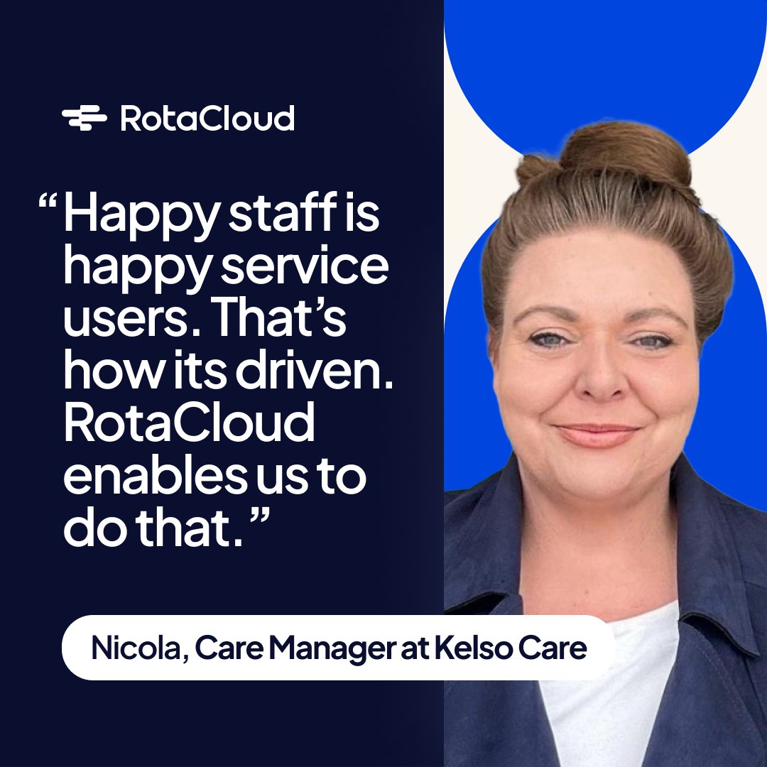 Kelso Care was able to entirely cut agency use, reduce their #admin time from 2 days to 2 hours, and simplify their #CQC inspections. 👏

But how did they do it? 🤔

Nicola Johnson, #care manager at Kelso, revealed all. 

Read her customer story below! 👇

rotacloud.com/customer-stori…