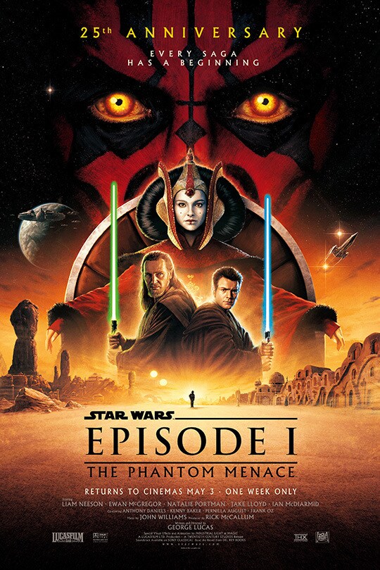 Find the Obi-Wan to your Qui-Gon Jinn, grab yourself a popcorn, sit back, relax, and watch Star Wars Episode I - The Phantom Menace on the Big Screen for #StarWarsDay at City Screen! Book Your Tickets for the 25th Anniversary at ow.ly/5zp350RuKBZ