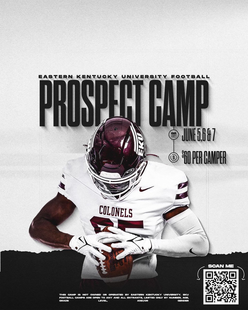 Every year competitors come camp with the Colonels & every year we sign the competitors that came and stepped up to the challenge!!! Are you next??? ⏰⏰⏰⏰ is ticking away, let's see!! #E2W #MatterOfPride ekufootballcamps.com