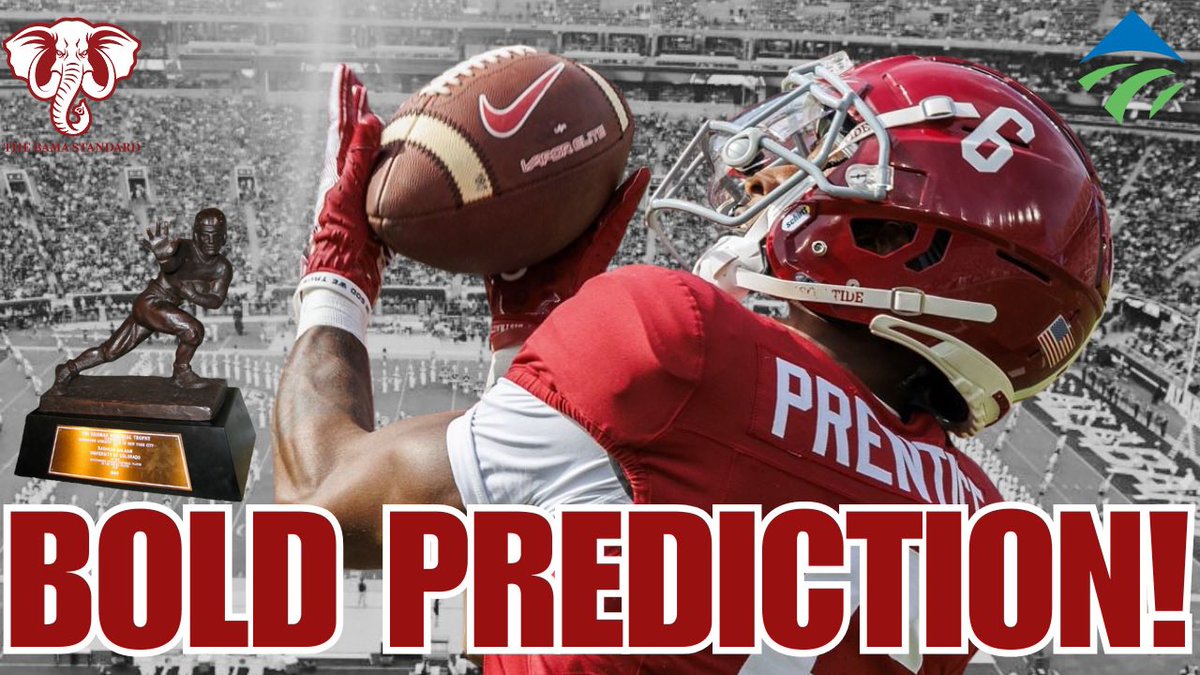 Alabama’s Kobe Prentice makes a bold prediction! The Crimson Tide will have 3 1K yard WRs and a Heisman winner this season! He explains in this short video!

Watch: youtu.be/utK-Q99sosQ?si…

#CollegeFootball #RollTide #BamaFactor