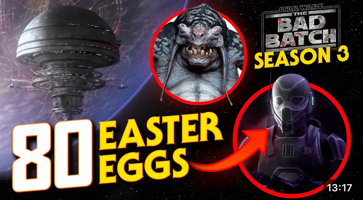 80 Easter eggs from #TheBadBatch season 3!

🔗 below 👇