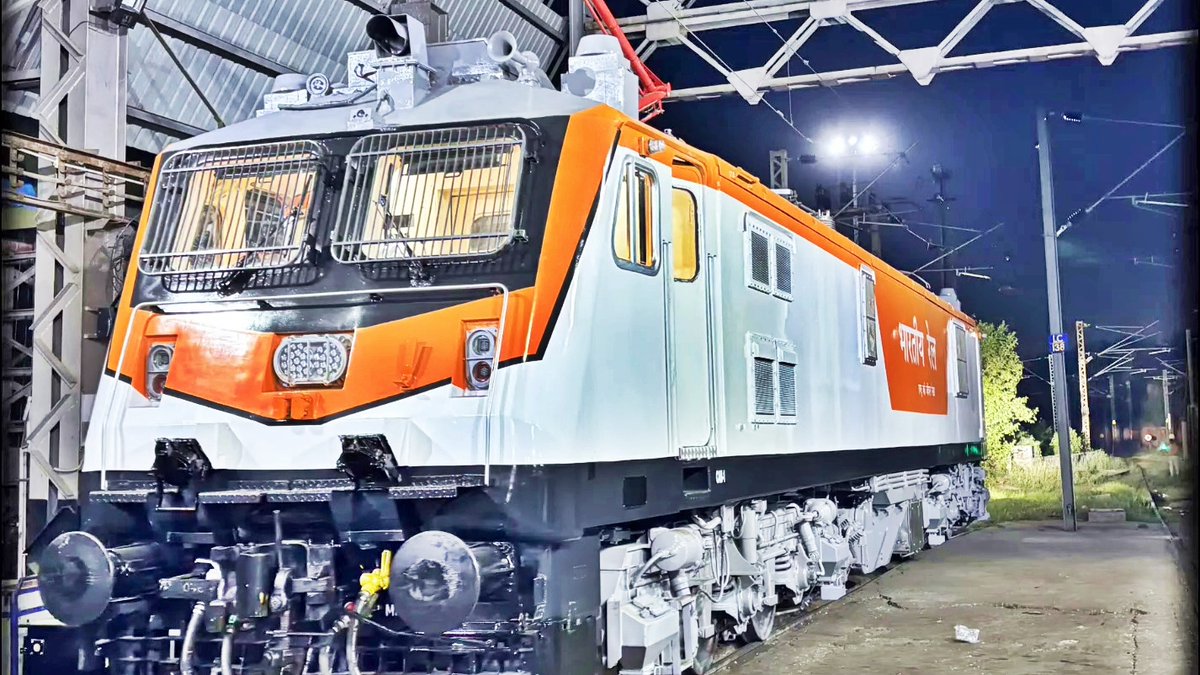 Indian Railway Silently Launched Upgraded WAP7 Locomotive Call WAP-7HS, WAP7 Runs On Broadgauge & Work Horse Of Indian Railway, Upgrades >>

1. Up-rated To 9000 HP 
2. Speeds Up-to 180 KM/H 
3. Regenerative Braking 
4. Toilet For Crew 
5. Integrated GPS System With Display

🇮🇳👍