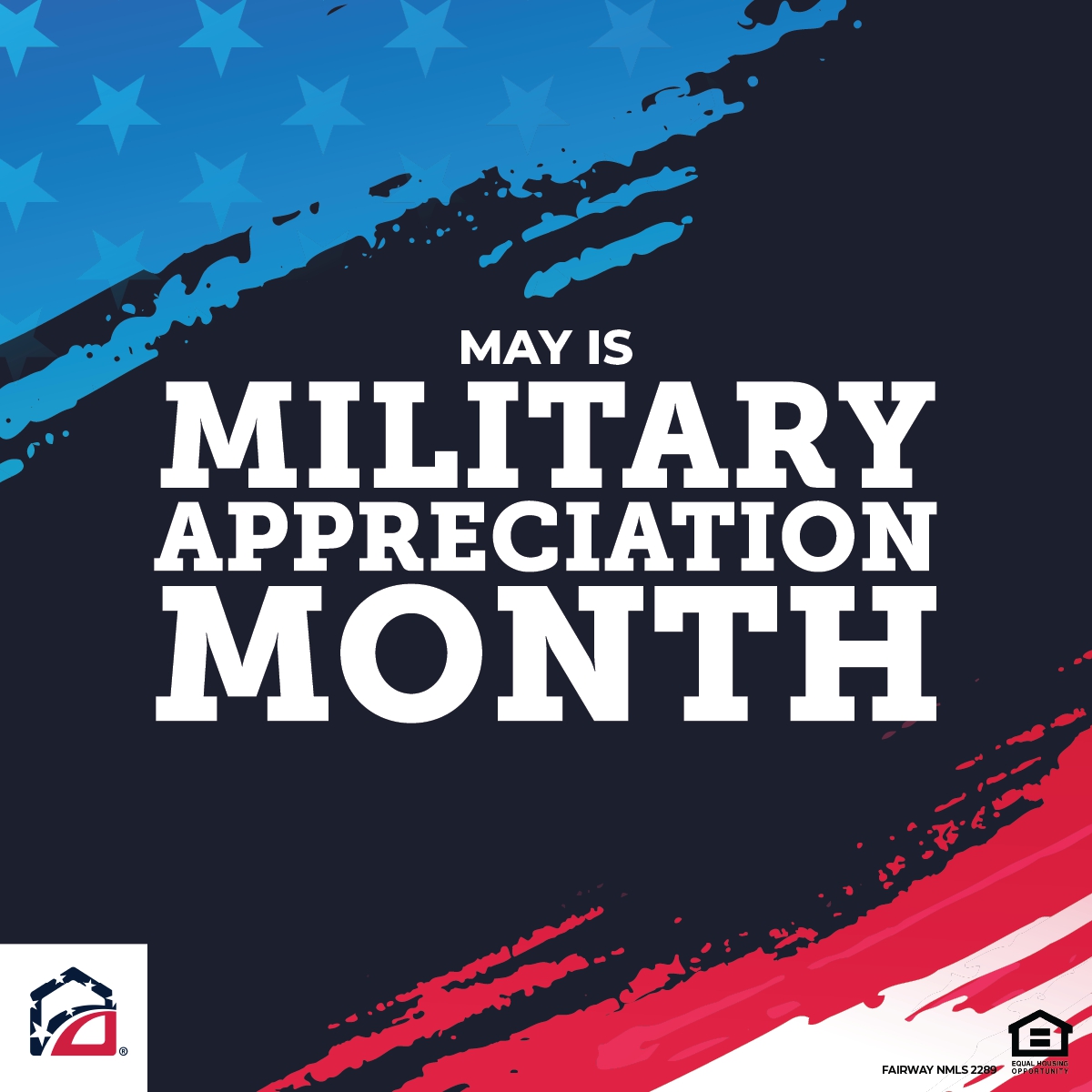 May is Military Appreciation Month, and at Fairway, we are dedicated to honoring and thanking those who have served our country. Do something nice for a veteran, active-duty service member or a member of the reserves today! #jerry_themortgageguy #yourloanexpert #dfwrealestate