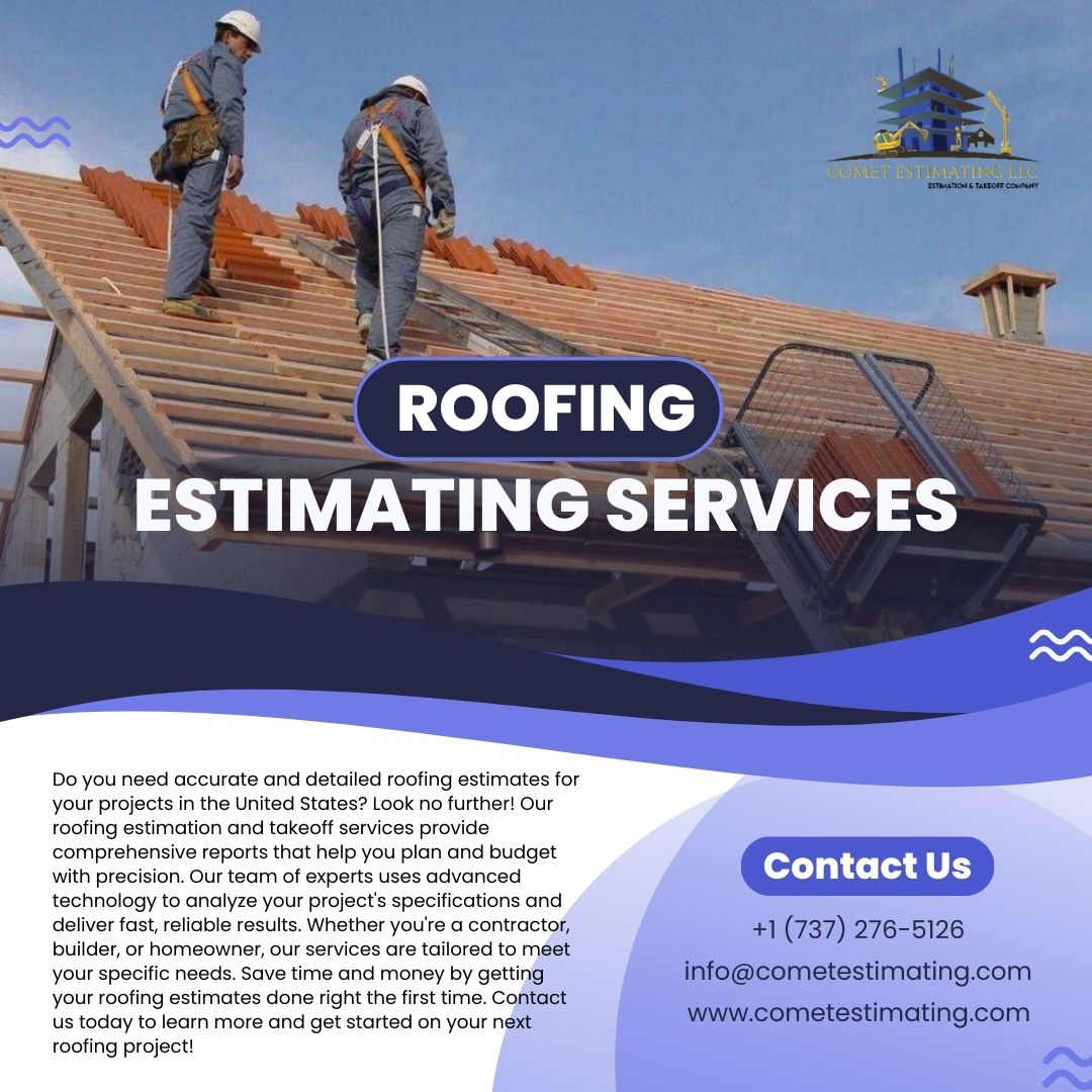 Do you need accurate and detailed roofing estimates for your projects in the United States? #construction #homebuilder #roofing_owner #MaterialsTakeOff #residentialconstruction #roofingcontractor #cometestimating #rooftop #tiles #slateroofing #metalroof #AsphaltShingleRoof #NYC