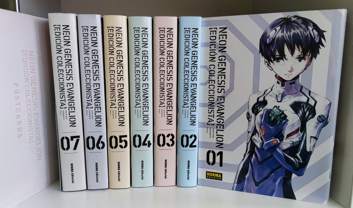 Voy a empezar Neon Genesis Evangelion 🤔 Vol. 01 Edición Coleccionista... y detrás irán los otros seis. Espero que esté bien.