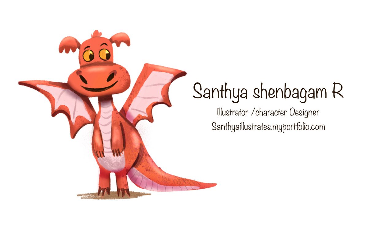 Couldn't resist. I made one more dragon for #kidlitartpostcard 😊✨