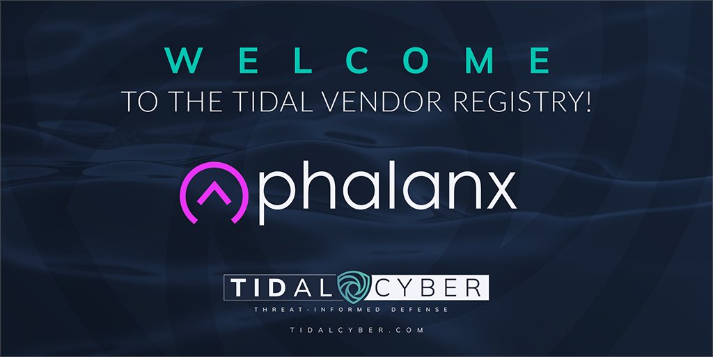 We are pleased to welcome @Phalanx_HQ to the Tidal Cyber Vendor Registry. Both Enterprise and Community users can see how Phalanx’s Zero Trust Data Access covers important @MITREattack  techniques via their MUZE platform. Coverage maps are also available.

Welcome, team Phalanx!