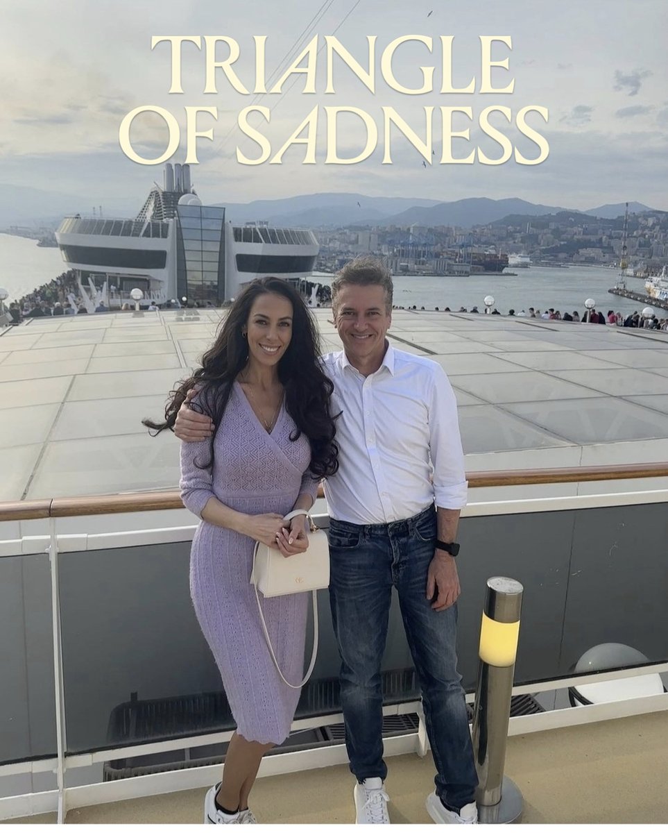 'A fashion model celebrity couple join an eventful cruise for the super-rich.'

#gaber #golob #vladars #trikotnikžalosti
