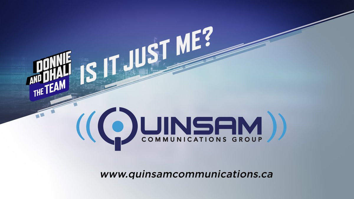 Is It Just Me is coming up at 11:45am presented by @QuinsamComm Interact with us by tweeting us here or one of the other ways below. 💻 Email: TheTeam @ Chekmedia dot ca 📱 Text: 604-200-9494
